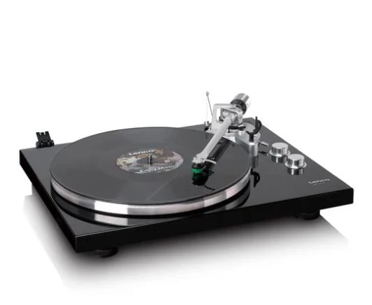 LENCO LBT-215BK - Bluetooth'lu® döner tabla ve metal döner tabla, kol ve karşı ağırlık - Özel Piyano Siyahı rengi - 8