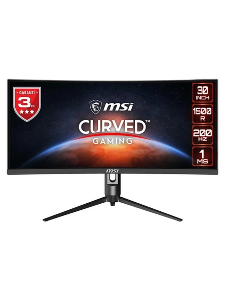 MSI Optix MAG301CR2 29.5" 1 ms WFHD Curved Pivot 200 Hz Oyuncu Monitörü - Teşhir