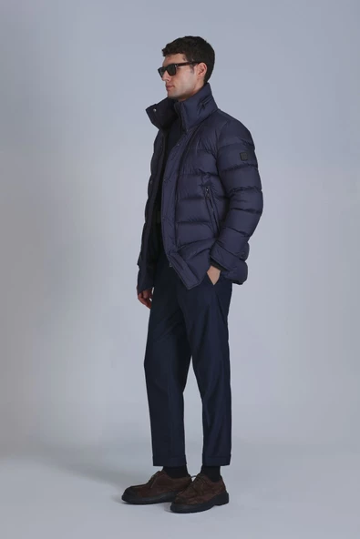 Lufian Erkek Oversize Kışlık Mont - Minimalist Stil - 5