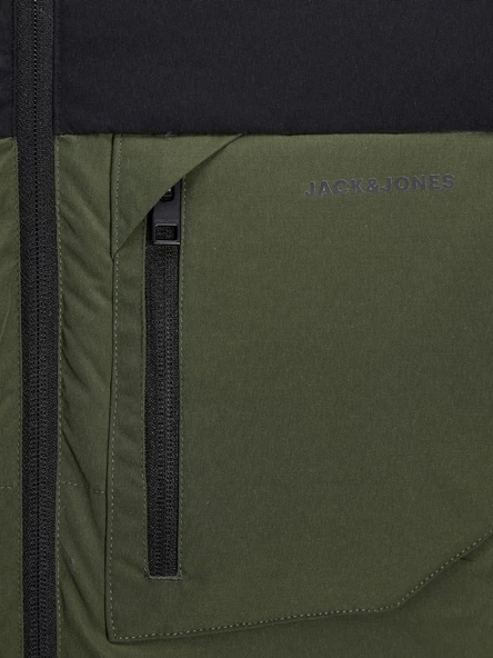 Jack&Jones Minimalist Oversize Kapüşonlu Erkek Kışlık Mont - 2