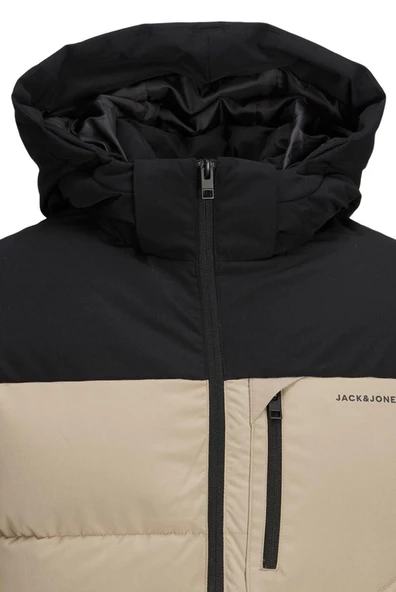 Jack&Jones Minimalist Oversize Kapüşonlu Erkek Kışlık Mont - 5