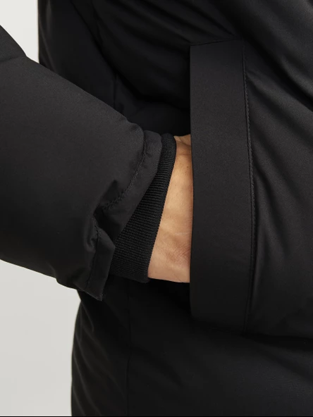 Jack&Jones Oversize Kapüşonlu Şişme Mont - Kışlık Erkek Mont - 5