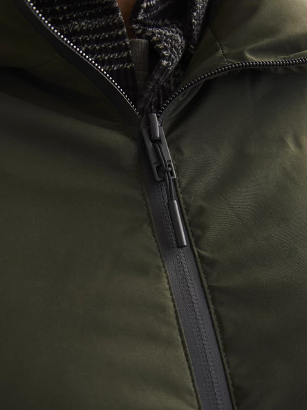 Jack&Jones Oversize Kapüşonlu Şişme Mont - Kışlık Erkek Mont - 10