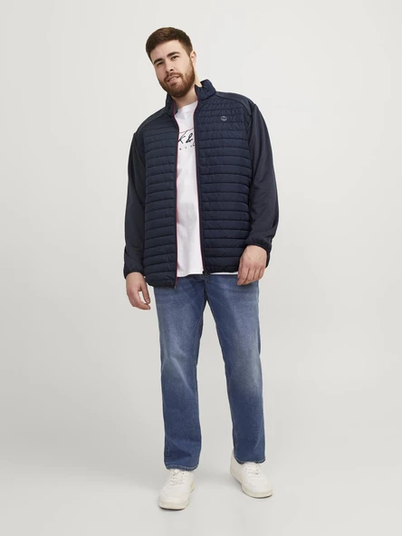 Jack&Jones Plus Oversize Minimalist Erkek Mont - Günlük & Şık - 12