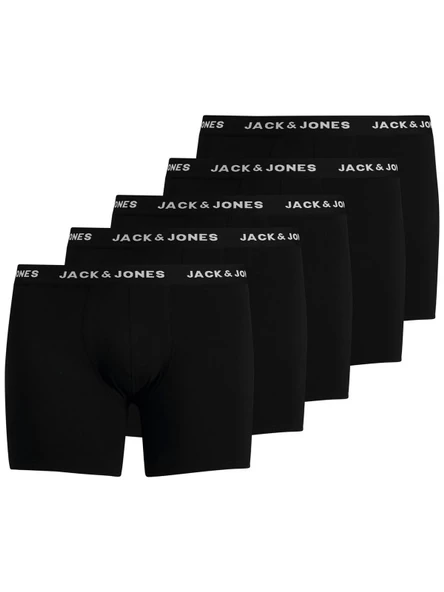 Jack&Jones Minimalist Erkek Boxer 5'li - Rahat & Şık Günlük İç Giyim