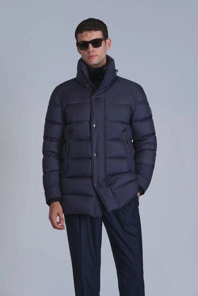 Lufian Erkek Oversize Kışlık Mont - Minimalist Stil - 6