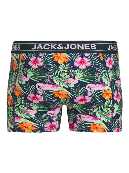 Jack&Jones Flamingo Desenli Erkek Boxer Şort 3'lü Set - Rahat ve Şık - 3