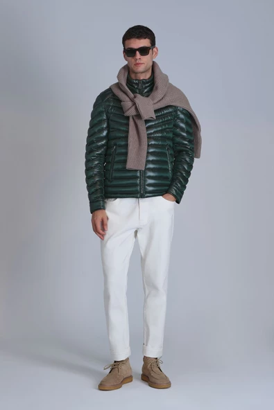 Lufian Oversize Minimalist Erkek Mont - Günlük Şıklık - 2