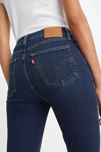 Levi's Yüksek Bel Dar Paça Minimalist Kadın Jean - Günlük Stil - 4