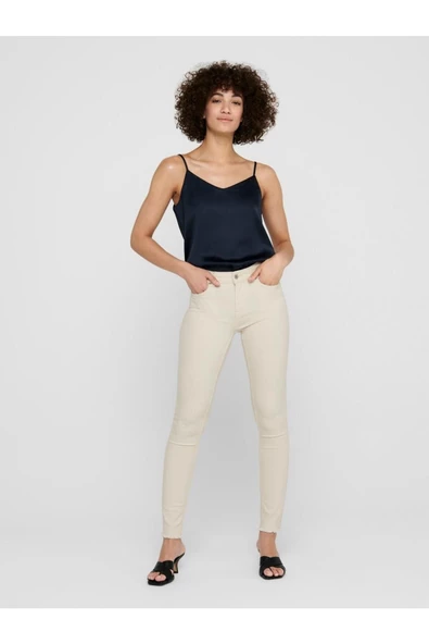 Only Minimalist Slim Fit Midi Kadın Pantolon - Günlük Şıklık