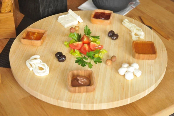 Bambum Fiesta Dönen Servis Tabağı Büyük 45cm - 3