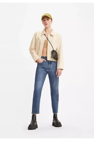 Levi's Minimalist Yüksek Bel Midi Kot Pantolon - Günlük Şıklık - 2