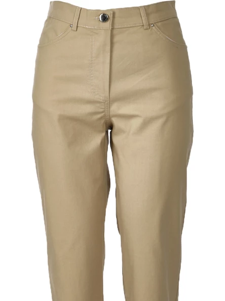 Seleste Minimalist Regular Fit Kadın Pantolon - Günlük Şıklık - 8