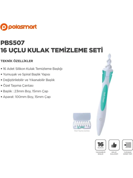 Polosmart PBS507 Kulak Temizleme Cihazı Yeşil - 3