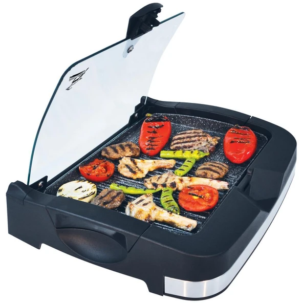 Gazzella BRB 3000 Barbecue 2400 W Elektirikli Barbekü Izgara - 2