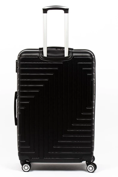 Travel POLO Valiz Seti Siyah A1004 Abs  3'lü - 4