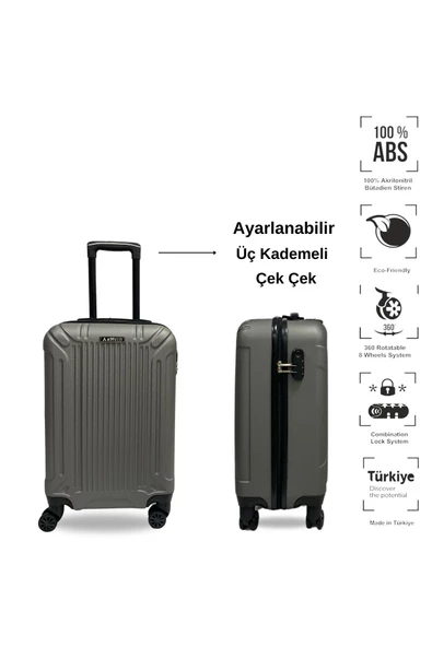 Anhelo Castle Abs Küçük (KABİN) Boy Valiz - 2