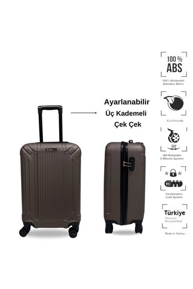 Anhelo Castle Abs Küçük (KABİN) Boy Valiz - 2