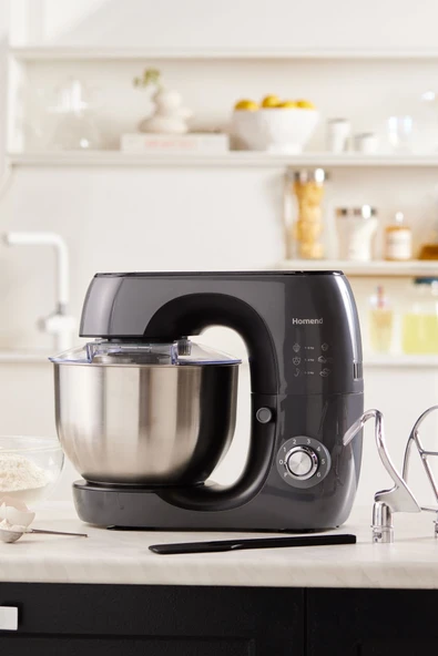 HOMEND Profashion 3082H Stand Mikser 1200 W 5.2 Litre Antrasit - 3