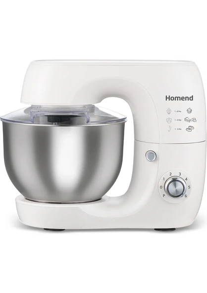 HOMEND Profashion 3082H Stand Mikser 1200 W 5.2 Litre Krem - 3