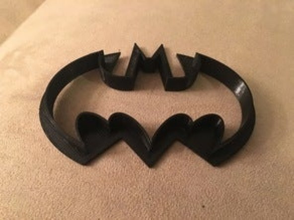 Batman Şekilli Kurabiye Kesme Kalıbı  Şeker Hamuru Oyun Hamuru - 6
