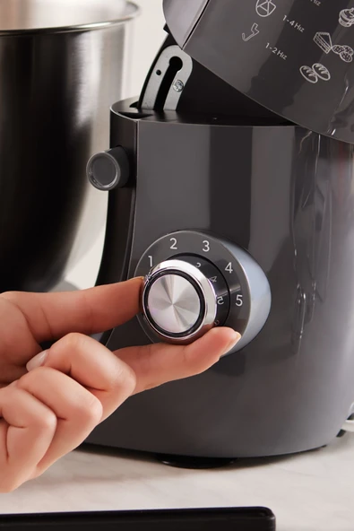 HOMEND Profashion 3082H Stand Mikser 1200 W 5.2 Litre Antrasit - 2