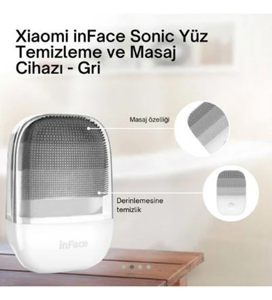 Xiaomi İnface Yüz Temizleme Cihazı - Gri - 3