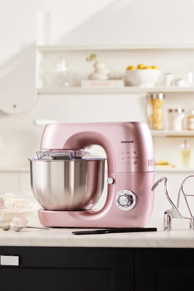 HOMEND Profashion 3082h Stand Mikser  5.2 Litre  Dusty Rose Gül Kurusu - 3