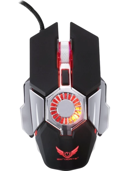 MF Product Strike 0593 Rgb Kablolu Fanlı Gaming Mouse Siyah