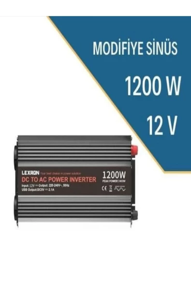 1200 Watt 12 Volt Modifiye Sinüs Inverter