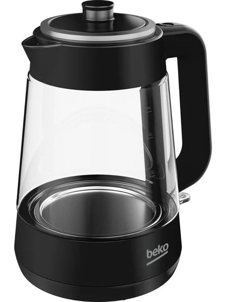 Beko CM 5964 B Floral Siyah 1900 W Cam Demlikli Çay Makinesi - 3