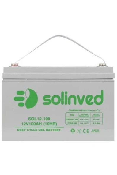 Solinved 100ah Jel Akü