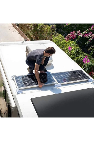 Abs Solar Güneş Paneli Montaj Braket Seti 7 Parça - 5
