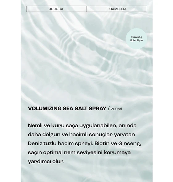 Matsu Volumizing Sea Salt Deniz Tuzu Etkili Hacim Spreyi 200ml - 3