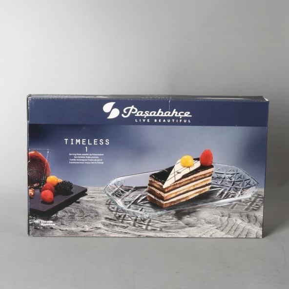 Paşabahçe Timeless Kayık Tabak Servis Sunum Tabağı 275x300 mm - 54188 - 2