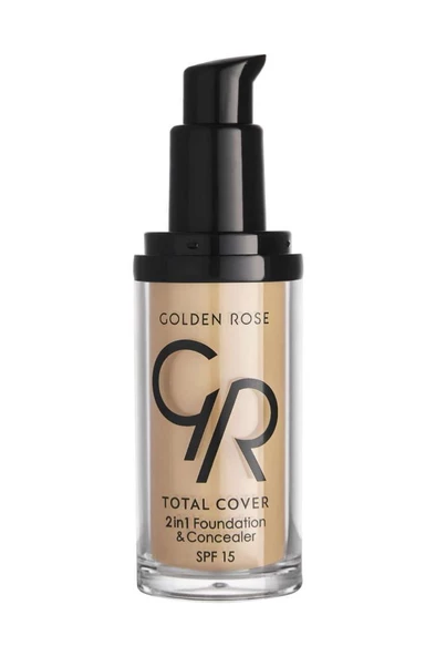 Golden Rose 2'si 1 Arada Fondöten & Kapatıcı - Total 2 In 1 Foundation & Concealer No:5 - 2