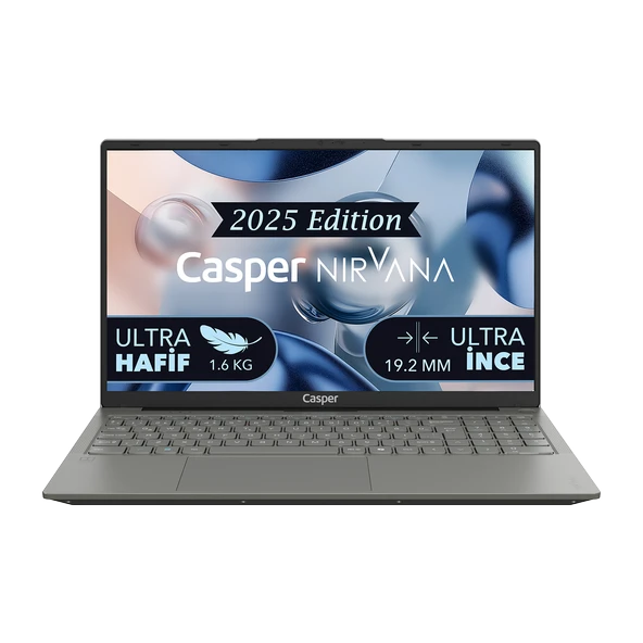 Casper Nirvana X600 Ryzen5-7430U 32GB 1TB SSD 15.6" Freedos Laptop X600.7430-DF00X-G-F