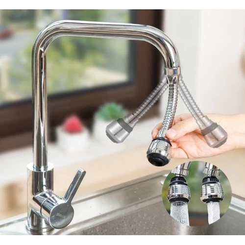 Periboia Hortumlu Esnek Su Tasarruflu 2 Modlu Musluk Başlığı - 4