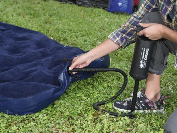 Bestway 67000 Tek Kişilik Şişme Yatak + Pompa 185X76X22 cm - 3