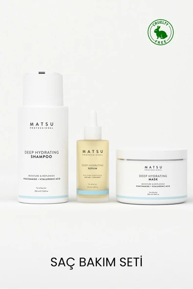 Matsu Deep Hydrating Kuru Saçlar için Yoğun Nemlendirici Şampuan 350ml - 7