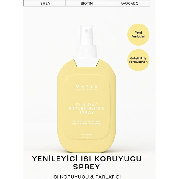Matsu Sun Day Isıya Karşı Koruyucu Replenishing Saç Bakım Spreyi 200 Ml - 2