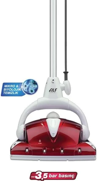 Alf BT 123 1200W Hero Basınçlı Buharlı Dik Temizleme Makinesi Kırmızı - 6