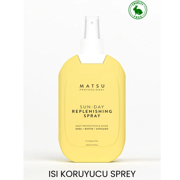 Matsu Sun Day Isıya Karşı Koruyucu Replenishing Saç Bakım Spreyi 200 Ml