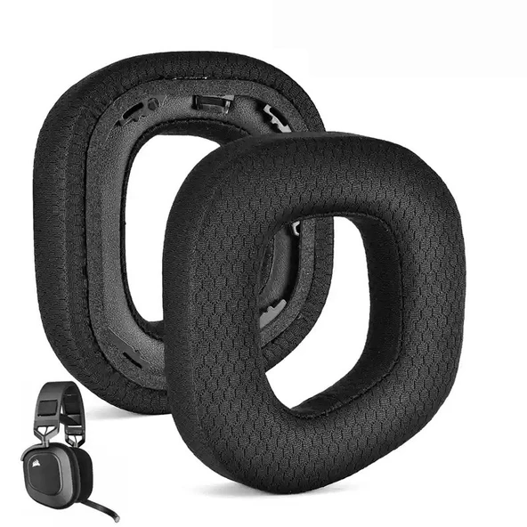 Schulzz Corsair HS80 RGB Yedek Kulaklık Pedi Süngeri Kulaklık Yastığı - 3