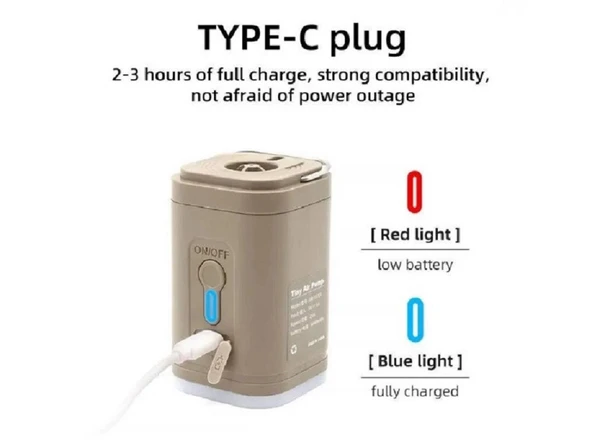 Şarj Edilebilir Hava Pompası - 3