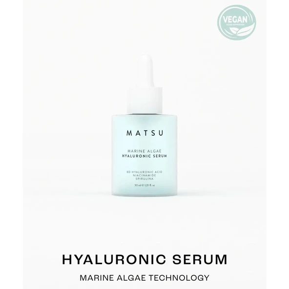 Matsu Marine Algae Yoğun Nemlendirme 8D Hyaluronic Acid Serum 30 ml