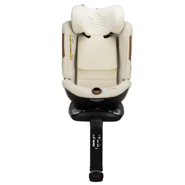 Maxi-Cosi Spinel 360 Plus i-Size Dijital Göstergeli Dönebilen Yatabilen Isofix'li 0-36 kg Oto Koltuğu Ivory - 6