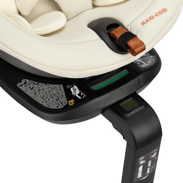 Maxi-Cosi Spinel 360 Plus i-Size Dijital Göstergeli Dönebilen Yatabilen Isofix'li 0-36 kg Oto Koltuğu Ivory - 9