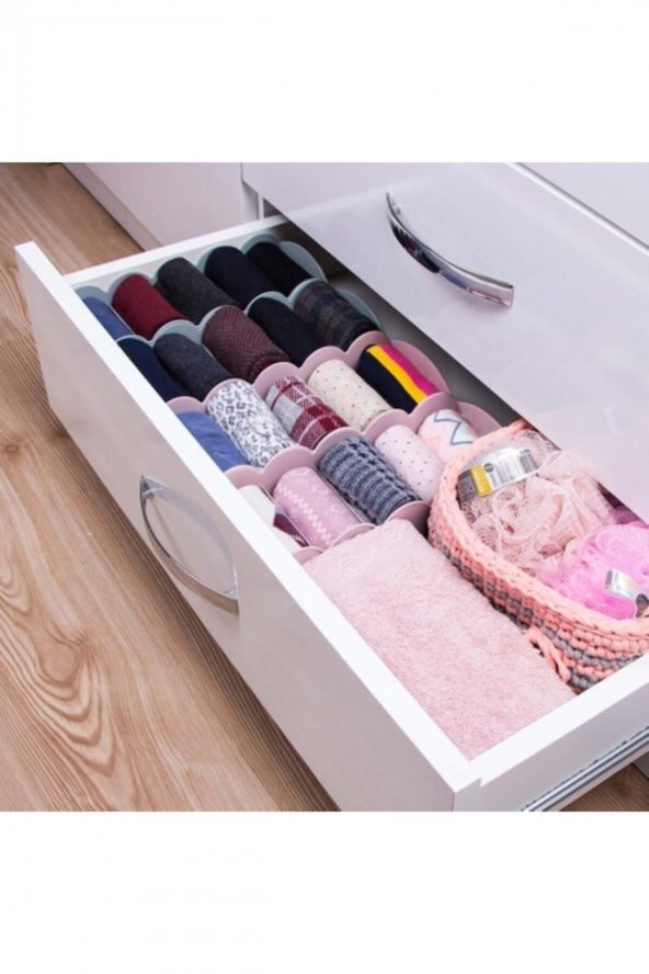 MCBLUE Plastik Takı Toka Bujiteri Kutusu Toplayıcı Bölmeli Çekmece Düzenleyici 3 Adet - 2