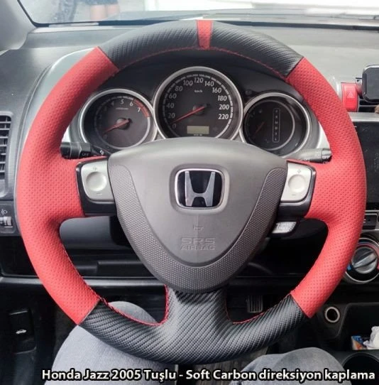 Honda Jazz 2005 Araca Özel Dikmeli Direksiyon Kılıfı ürün görseli